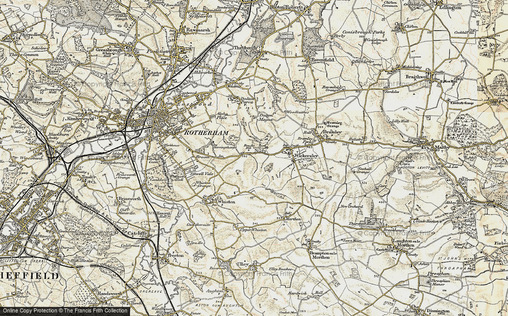 Old Map of Listerdale, 1903 in 1903