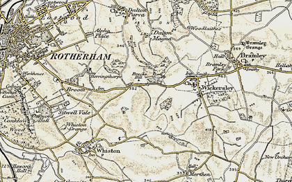 Old map of Listerdale in 1903