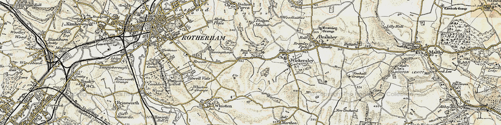 Old map of Listerdale in 1903