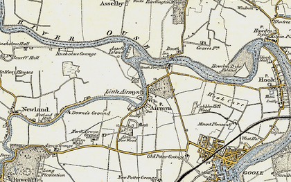 Old map of Little Airmyn in 1903