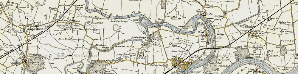 Old map of Little Airmyn in 1903