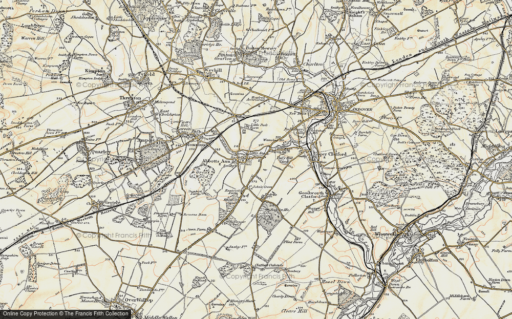 Old Map of Little Ann, 1897-1900 in 1897-1900