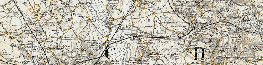 Old map of Ardmore in 1902-1903