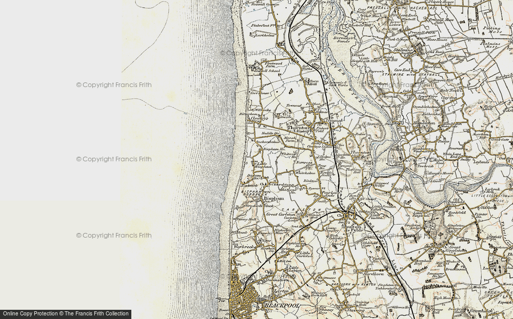 Old Map of Little Bispham, 1903-1904 in 1903-1904