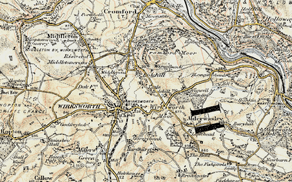 Old map of Little Bolehill in 1902-1903