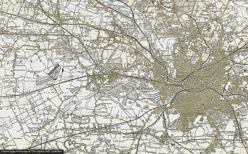 Old Map of Little Bolton, 1903 in 1903