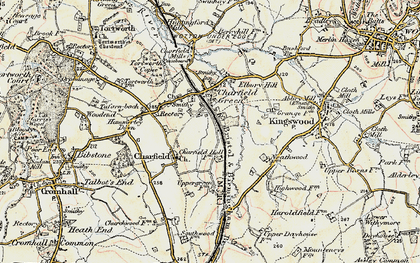 Old map of Little Bristol in 1898-1899