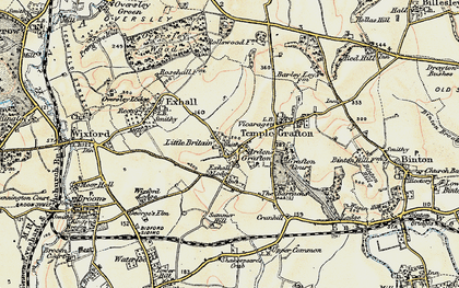 Old map of Little Britain in 1899-1902