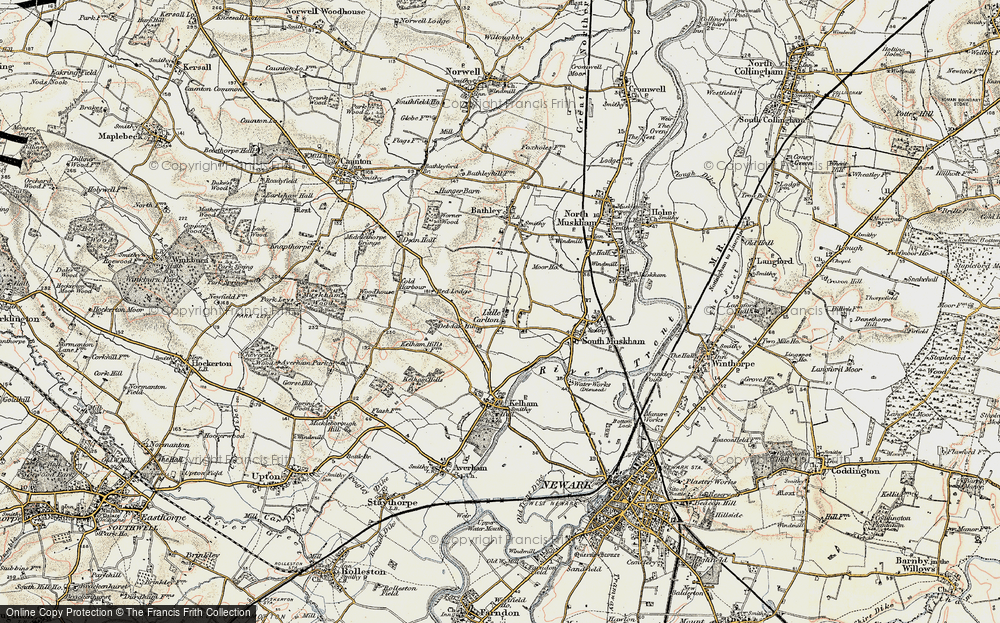 Old Map of Little Carlton, 1902-1903 in 1902-1903