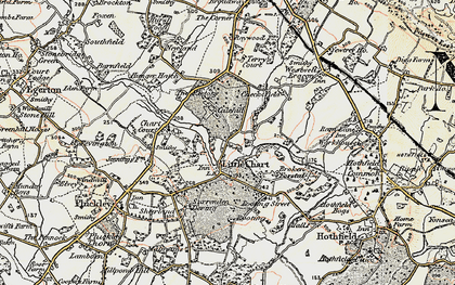 Old map of Little Chart in 1897-1898