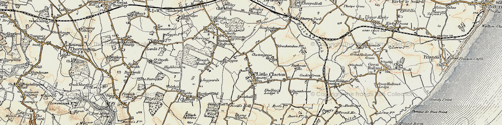 Old map of Little Clacton in 0-1899