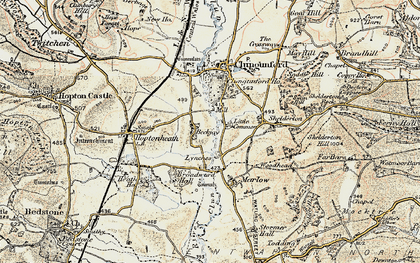 Old map of Little Common in 1901-1903