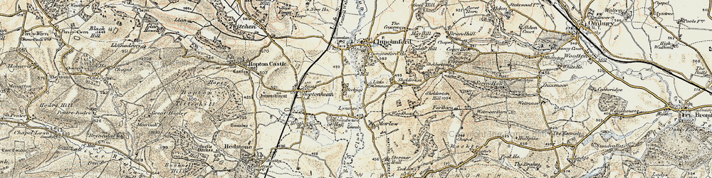 Old map of Little Common in 1901-1903