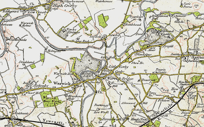 Old map of Little Corby in 1901-1904
