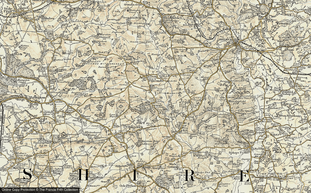 Old Maps Of Little Cowarne, Hereford & Worcester