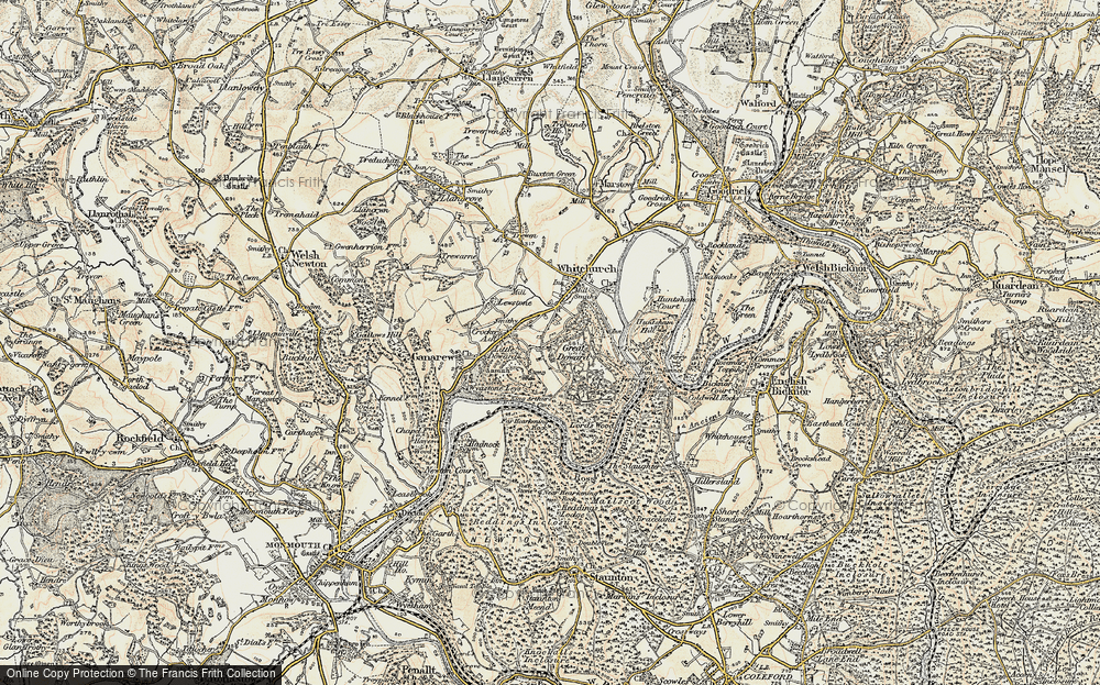 Old Map of Little Doward, 1899-1900 in 1899-1900