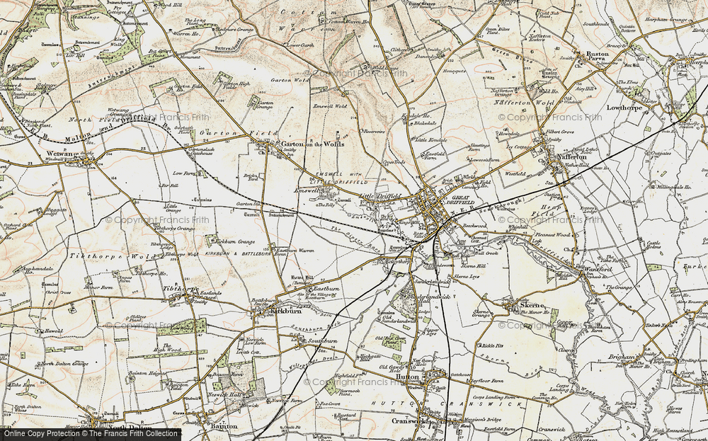 Old Map of Historic Map covering Keld, The in 1903-1904