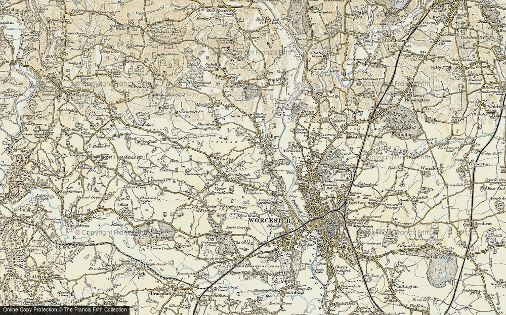 Old Map of Little Eastbury, 1899-1902 in 1899-1902