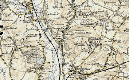 Old map of Burley Hill in 1902-1903