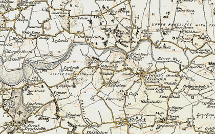 Old map of Little Eccleston in 1903-1904
