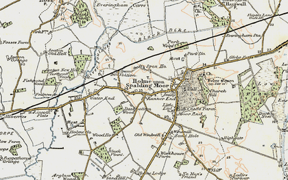 Old map of Little End in 1903