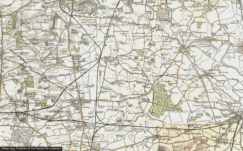 Old Map of Little Fenton, 1903 in 1903