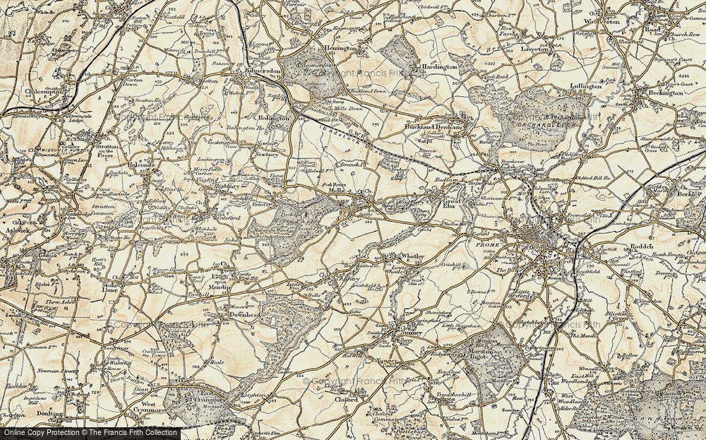 Old Map of Little Green, 1898-1899 in 1898-1899