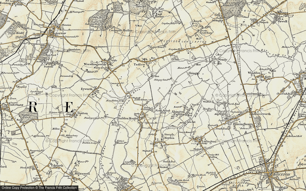 Old Map of Little Green, 1898-1901 in 1898-1901