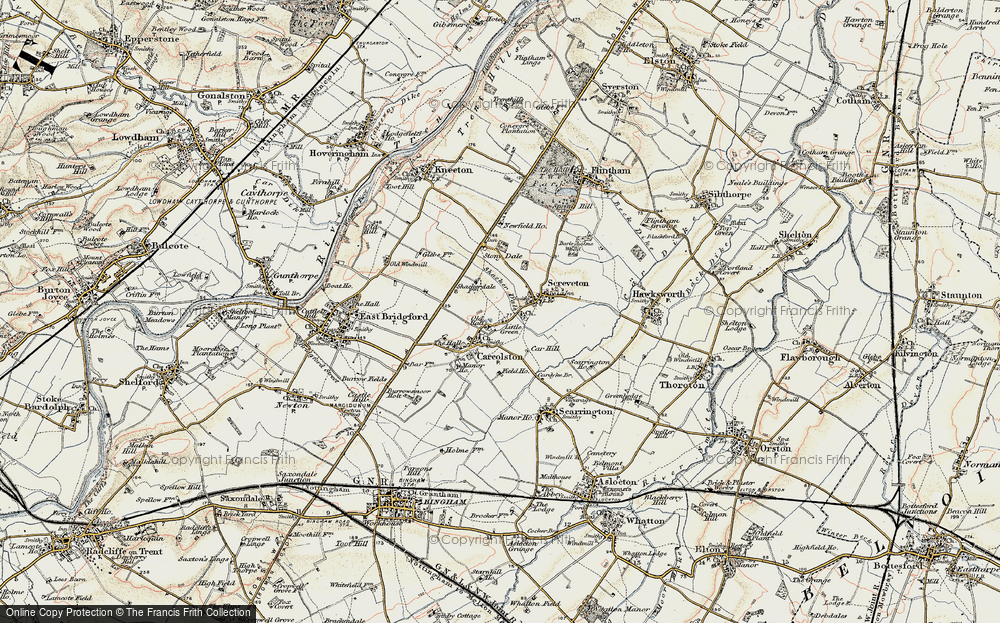 Old Map of Little Green, 1902-1903 in 1902-1903