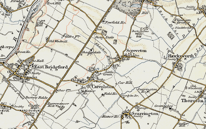 Old map of Little Green in 1902-1903