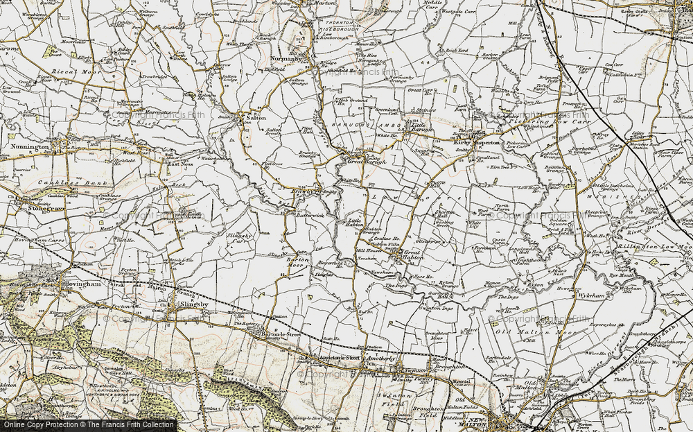Old Map of Little Habton, 1903-1904 in 1903-1904