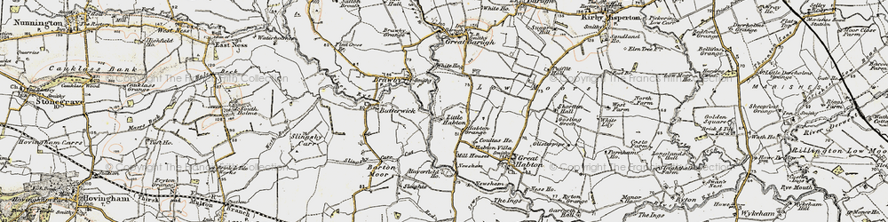 Old map of Little Habton in 1903-1904