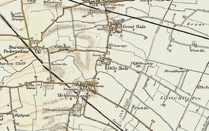 Old map of Little Hale Fen in 1902-1903