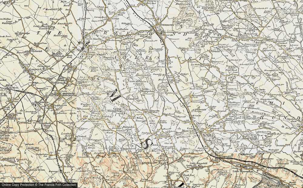 Old Map of Little Hampden, 1897-1898 in 1897-1898