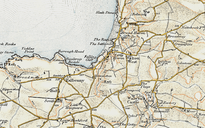 Old map of Woodlands in 0-1912