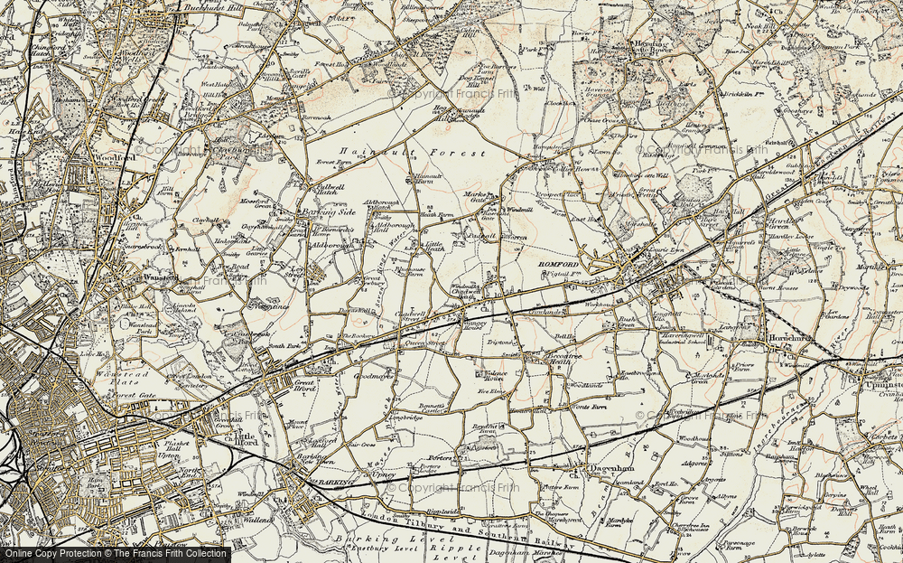 Old Map of Little Heath, 1897-1898 in 1897-1898