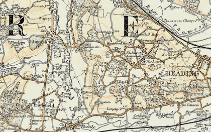 Old map of Little Heath in 1897-1900