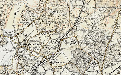 Old map of Little Heath in 1897-1909