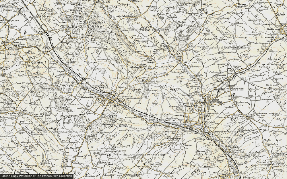 Old Map of Little Heath, 1898 in 1898