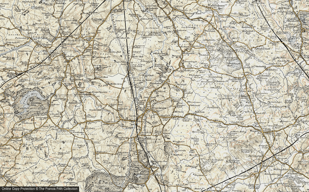 Old Map of Little Heath, 1902 in 1902