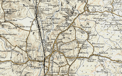 Old map of Little Heath in 1902