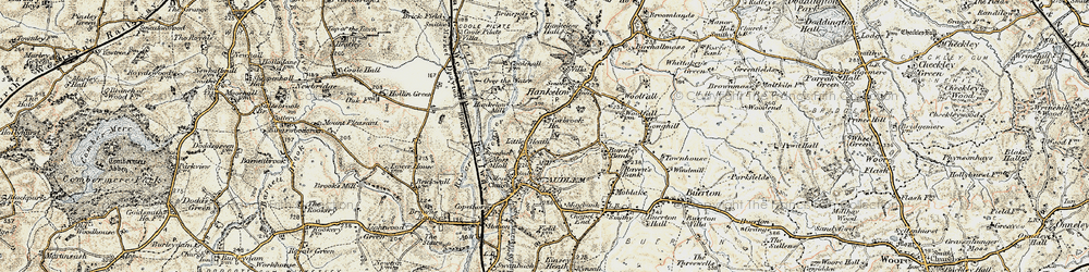 Old map of Little Heath in 1902