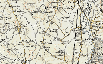 Old map of Little Heath in 1902