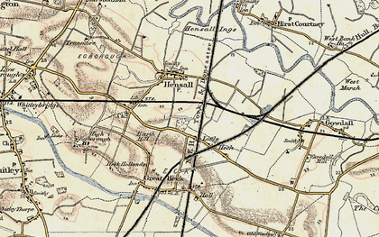 Old map of Little Heck in 1903