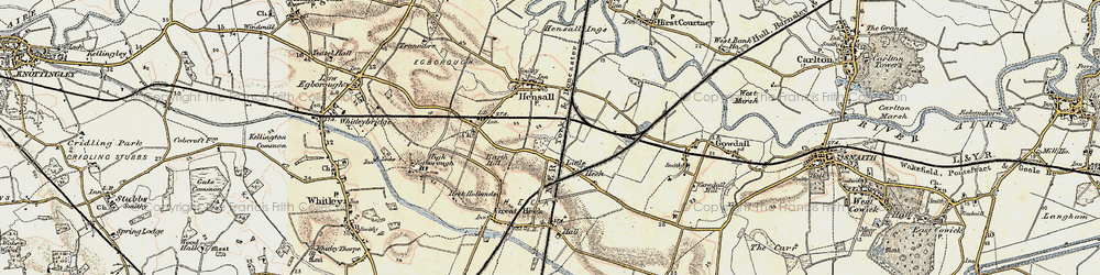 Old map of Little Heck in 1903