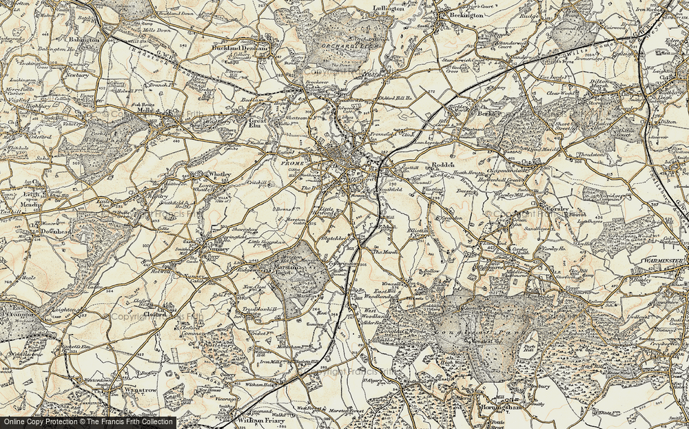 Old Map of Little Keyford, 1898-1899 in 1898-1899