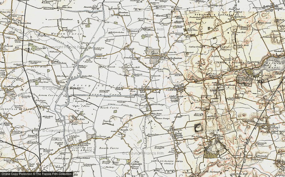 Old Map of Little Leven, 1903-1908 in 1903-1908