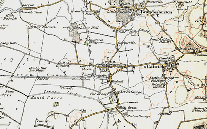Old map of Little Leven in 1903-1908