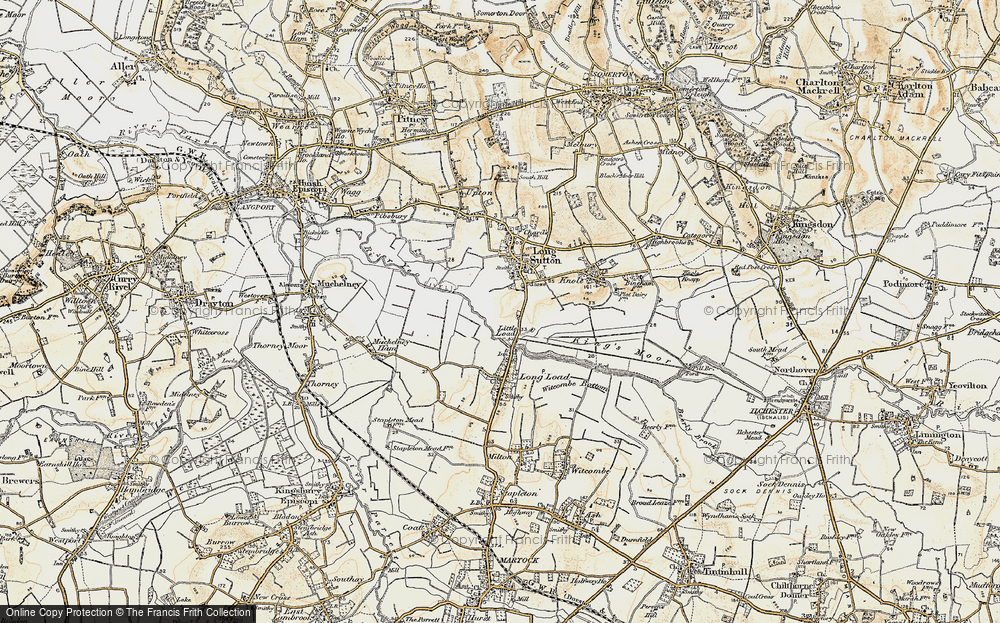 Old Map of Little Load, 1898-1900 in 1898-1900