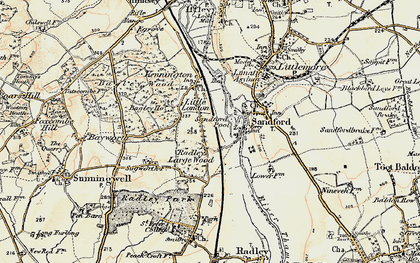 Old map of Little London in 1897-1899